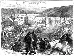 General Bourbakis defeated French army in Switzerland, February 1871