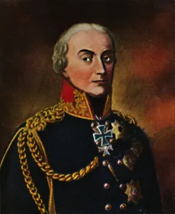 Below Gallery: General Bulow von Dennewitz 1755-1816. - Gemalde von Gebauer, 1934