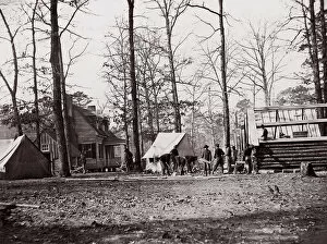 Andrew J Gallery: General Butlers Headquarters, Chapins Farm, Virginia, 1861-65