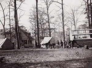 Andrew Joseph Russell Gallery: General Butlers Headquarters, Chapins Farm, Virginia, 1861-65