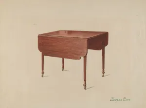 Eugene Croe Gallery: General Cass Table, c. 1936. Creator: Eugene Croe