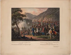 Troops Prints: General Count Alexander Ostermann-Tolstoy at the Battle of Kulm on 29 August 1813, 1813