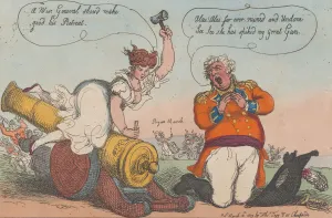 Thompson Gallery: A General Discharge or the Darling Angels Finising Stroke, March 13, 1809
