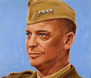 Star Pattern Prints: General Eisenhower, c1943. Creators: William Timym, Central Office of Information
