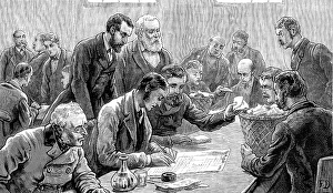 Officials Prints: The General Election: counting the votes at the Southwark election