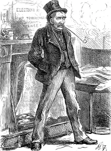 Harry Furniss Prints: The General Election: two millions spent in election expenses