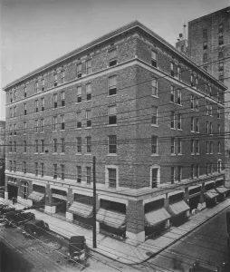 General exterior view, Clemons Brothers Building, Chattanooga, Tennessee, 1923 General exterior view, Clemons Brothers Building, Chattanooga, Tennessee, 1923