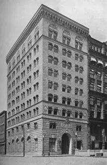 General exterior view, offices of the Brotherhood of Railroad Trainmen, Cleveland, Ohio, 1923