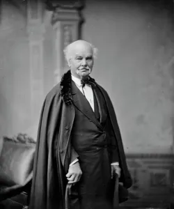 Rights Collection: General Francis E. Spinner, (not in uniform) USA, between 1865 and 1880. Creator: Unknown