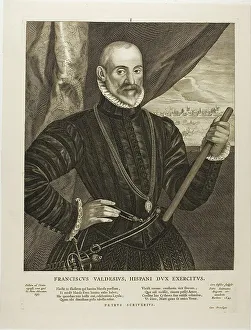 Cornelis Visscher Prints: General Francisco Valdes, n.d. Creator: Cornelis de Visscher