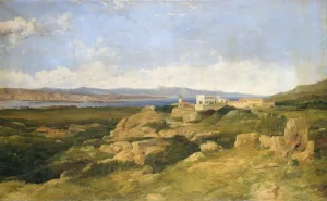 Garibaldi Prints: General Garibaldis Residence at Caprera, 1865. Creator: Frederick Richard Lee