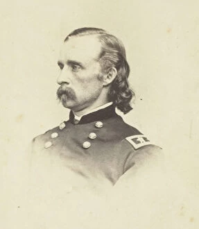 General George Armstrong Custer, 1860 / 76. Creators: Brady's National Photographic