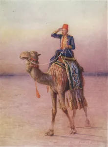Raphael Tuck And Sons Prints: General Gordon Approaching the City of Dara, c1900. Creator: Howard Davie