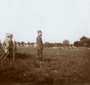 Champagne Ardenne Prints: General Henri Gouraud, Chalons, Marne, northern France, c1914-c1918