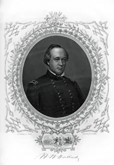 General Henry Wager Halleck, senior Union Army commander, 1862-1867. Artist: G Stodart