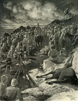 General Ian Hamilton Thanking the Gordons for their Attack at the Battle of Doornkop, 1901