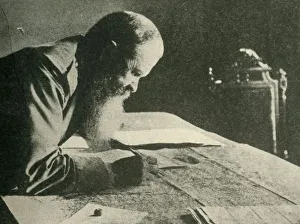 Planning Collection: General Ivanoff, commanding the Southern Russian Group... First World War, 1915, (c1920)