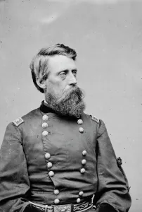 American Civil War Gallery: General Jefferson Davis, US Army, between 1855 and 1865. Creator: Unknown