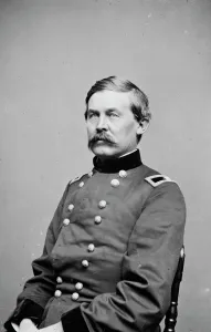 Mustache Gallery: General John Buford, US Army, between 1855 and 1865. Creator: Unknown