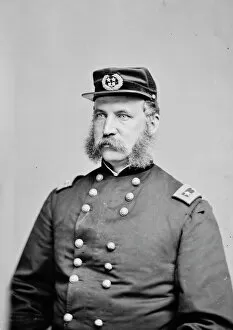 Mustache Gallery: General John G. Foster, between 1855 and 1865. Creator: Unknown