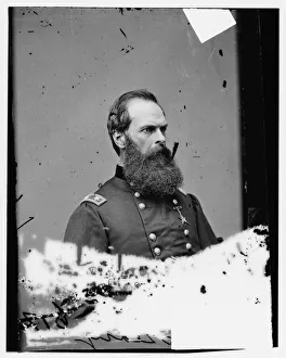 Freemason Prints: General John White Geary, between 1855 and 1865. Creator: Unknown