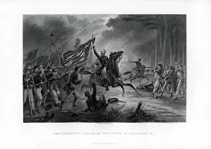 General Kearnys Charge, The Battle of Chantilly, Virginia, 1st September 1862, (1862-1867) General Kearnys Charge, The Battle of Chantilly, Virginia, 1st September 1862, (1862-1867)