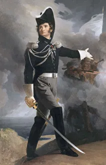 Baron 1774 1833 Prints: General Louis Duverger, marquis de La Rochejaquelein (1777-1815), ca 1819. Creator: Guerin