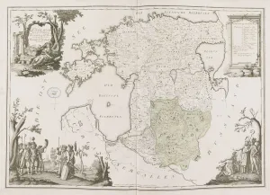 General map of Estonia and Latvia. (Atlas de la Livonie), 1798
