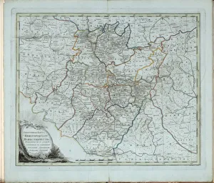 General Map of Nizhny Novgorod Governorate, 1788. Creator: Chernoi (Cherny), Fyodor Osipovich