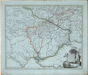 Ivan Ivanovich Prints: General Map of Novorossiysk Governorate, 1779. Creator: Islenyev, Ivan Ivanovich