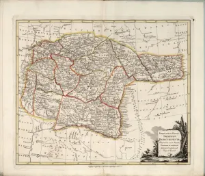 General Map of Ufa Governorate, 1791. Creator: Chernoi (Cherny), Fyodor Osipovich (1745-1790)
