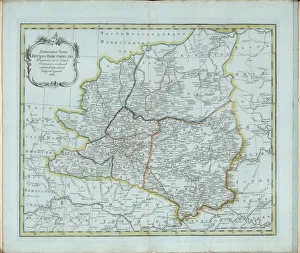 1791 Prints: General Map of Vyatka Governorate, 1791