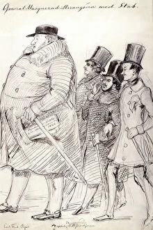 Nobility Collection: ''General Masquerad-Organizer with staff'. Carl Fred. Piper, Dardel, Ehrnman, O
