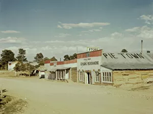 Main Street Gallery: General Merchandise store, Main Street, Pie Town, New Mexico, 1940. Creator: Russell Lee