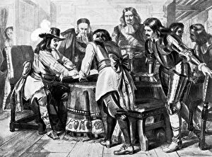 General Monck Collection: General Monck declares for a Free Parliament, 1660 (c1905)
