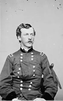 Mustache Gallery: General Nelson Appleton Miles, between 1855 and 1865. Creator: Unknown