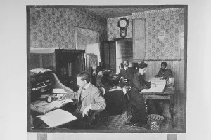 Professional Prints: General office Virginia Beneficial and Insurance Co. Norfolk, Va. 1907. Creator: Unknown