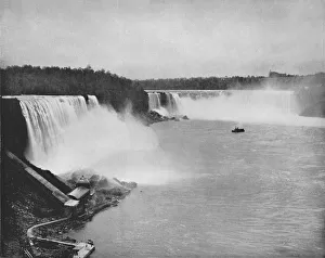 Colonial Portfolio Prints: The General Outline of Niagara, 19th century