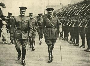 Lieutenant General Collection: General Pershing and Lieutenant General Pitcairn Campbell, First World War, 8 June 1917, (c1920)