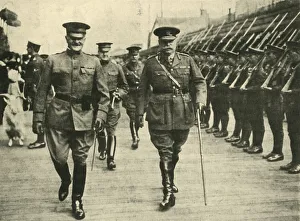 Frank A Mumby Prints: General Pershing and Lieutenant General Pitcairn Campbell