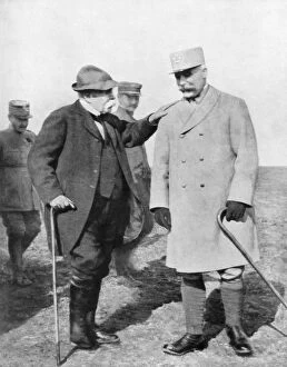 General Philippe Petain and Georges Clemenceau, (1926)