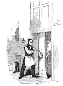 Hoist Gallery: The General Post-Office; Letter-bag hoist, 1844. Creator: Unknown