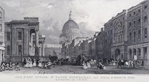 Thomas Allom Gallery: General Post Office, London, 1829. Artist: CJ Emblem