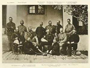 And E Gallery: General Robertss Staff, Kandahar Expedition, c1880, (1901). Creator: Bourne & Shepherd