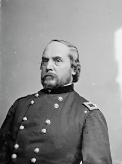 Brigadier General Prints: General Rufus Ingalls, US Army, between 1855 and 1865. Creator: Unknown