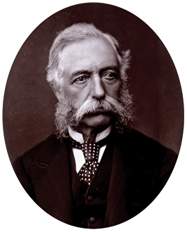 Woodburytype Prints: General Sir Daniel Lysons, 1882. Creator: Lock & Whitfield