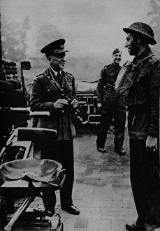 Blitz Prints: General Sir Frederick Pile, Commander-in-Chief, Anti-Aircraft Command, 1943