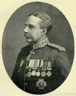 William Stephen Alexander Lockhart Prints: General Sir W. Lockhart, c1900. Creator: Unknown