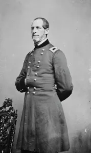 Frock Coat Gallery: General Solomon Meredith, between 1855 and 1865. Creator: Unknown