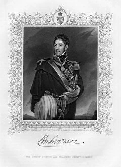 General Stapleton Cotton (1773-1865), 1st Viscount Combermere, 19th century.Artist: C Pearson